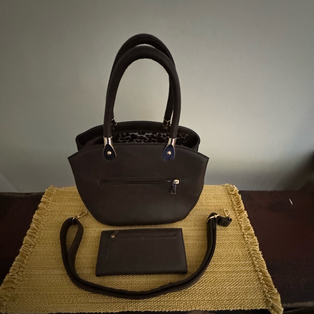 NWOT, K. Carroll Purse/Shoulder Bag with Matching Wallet
